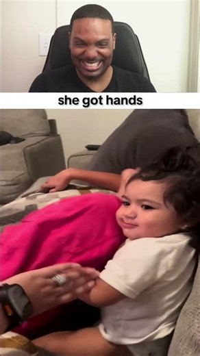 she got hands 🤣 #funny