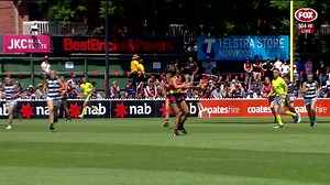 Georgia Clarke - meet Sarah Perkins! Perko's crunching tackle rightfully earns today's Special K Strong Play! 👊 | AFL Women's