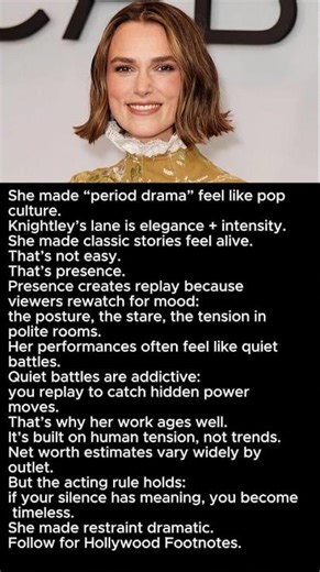 Keira Knightley Made Silence Feel Dramatic