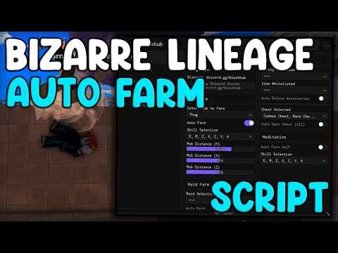 [🎉NEW] Bizarre Lineage OP Script Auto Farm, Kill Aura & God Mode - Roblox 2026