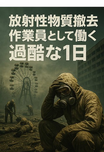 放射性物質撤去作業員としての過酷な1日