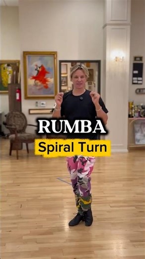 Rumba Spiral Turn - dance technique secrets with Oleg Astakhov - dance lessons in Beverly Hills