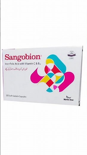 Sangobion capsules — boost iron, fight fatigue, and restore energy for a healthy, active life.
