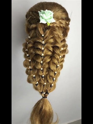 ✨🌊 Mermaid Hairstyle Tutorial | Easy & Trending Hairstyle for Girls 2025 🌊✨