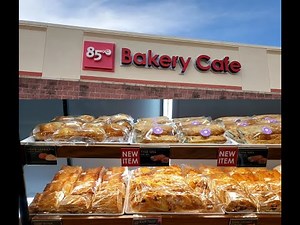 Inside 85°C Bakery Café Taiwan - Full Tour with Full Price on each bread and cake at Quail Springs!