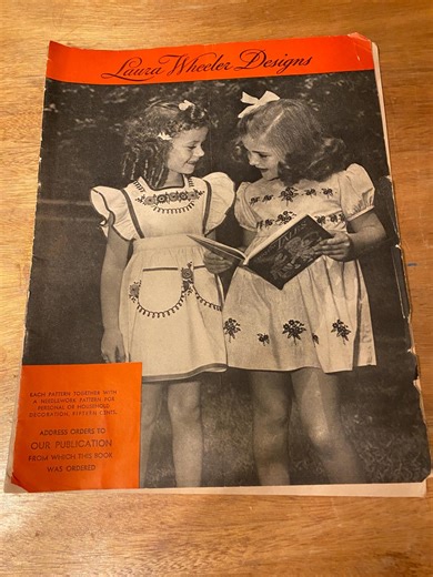 Vintage Needlework Magazine. Laura Wheeler Designs 1940s - Etsy
