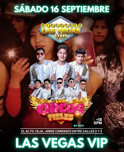 Live Cumbia Party at Las Vegas VIP Club in El Alto