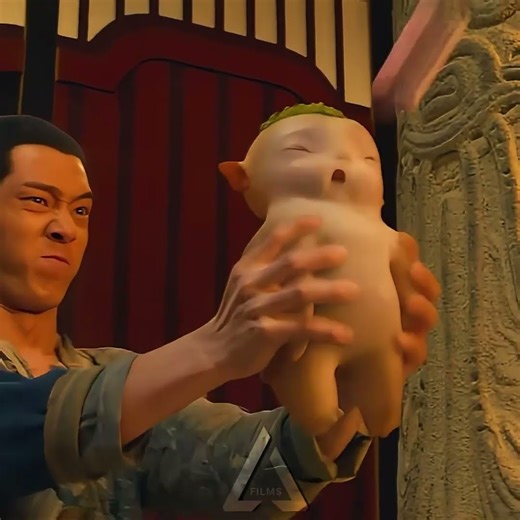 Baby Wuba Thinks He’s a Machine Gun 😱💥| Monster Hunt (2015) Kamin #shorts #monster #alien