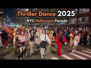 Thriller Dance - Michael Jackson | New York City Halloween Parade 2025