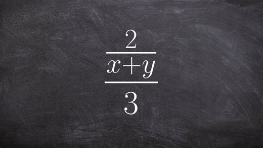 Simplifying complex fractions