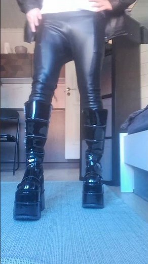 Gothic outfit with platform boots 🤘: Demonia Stack 301