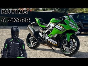 I BOUGHT A KAWASAKI NINJA ZX4RR *COLLECTION DAY