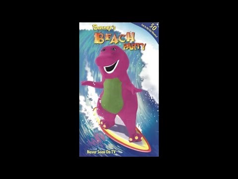 Opening & Closing To Barney's Beach Party (2002 VHS)