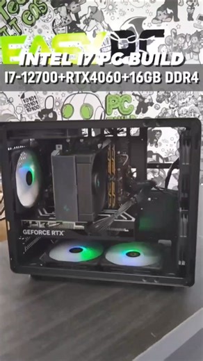 7.9K views · 17 reactions | Intel Core I7-12700 with RTX 4060 Desktop Build at EASY PC Marikina #laptops #gaming #easypc #reels #pcgaming #pcgaming #budget #pcbuild #Pc | EASY PC | Facebook