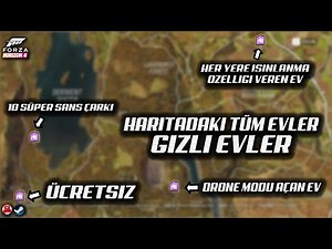 Tüm gizli evler ve ayrıcalıklar | Forza Horizon 4 Bütün evlerin yerleri