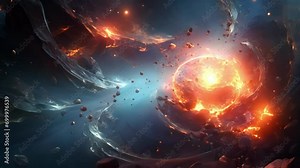 Embark on a cosmic voyage through space and time, guided by intricate fractals and cosmic energies.