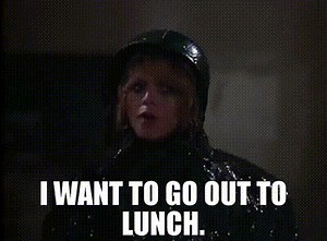 I want to go out to lunch.