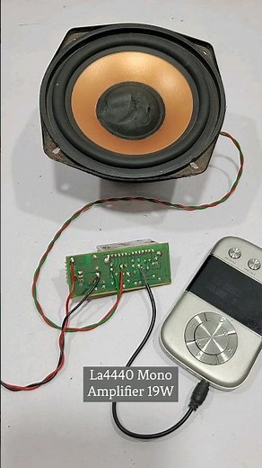 La4440 Single Channel Amplifier #shorts #youlikeelectronic #subwoofer