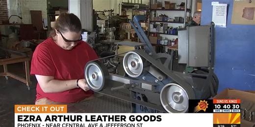 Phoenix leather shop staying busy during holiday rush