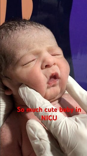 Little baby after feeding in NICU so much cute baby #cutebaby #newborn #nicumiracle #neonatalicu