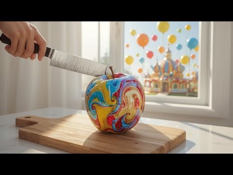 AI-Generated ASMR 🍎 Apple Explosions | Oddly Satisfying Surprise