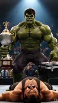 Garib hulk banaa Lamborghini car ka Malik #hulk #ai #viral #hulkvideos