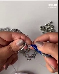 This intricate form of vintage lacework is called tatting, and it's so satisfying to watch 😮🪡 | UNILAD