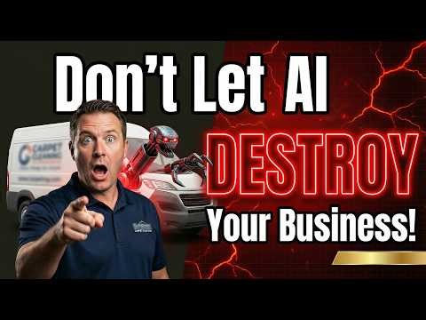 Don't let AI DESTROY Your Carpet Cleaning Business!