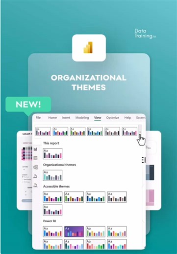 Power BI Custom Themes: Organizing Your Reports Better