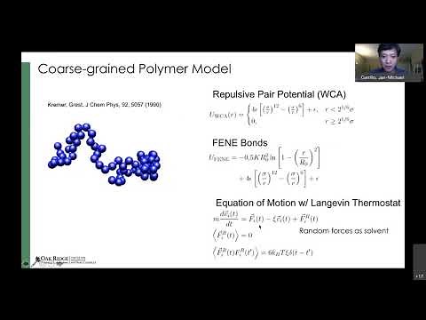 Molecular Dynamics Simulation of Polymers with Jan Michael Carrillo (2020)