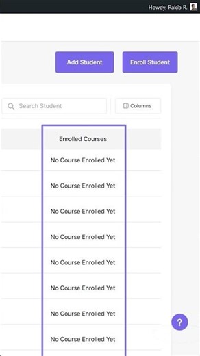 How to Customize Table Columns in Academy LMS for Full Dashboard Control