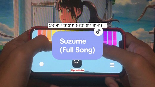 RADWIMPS ft. Toaka - Suzume | Suzume no Tojimari OST Keylimba (Full)