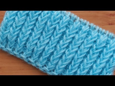 A universal knitting pattern for a scarf, hat, or sweater.