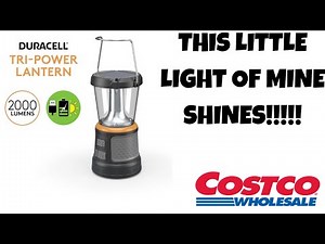 Duracell 2000 Lumen Tri-Power Lantern REVIEW!