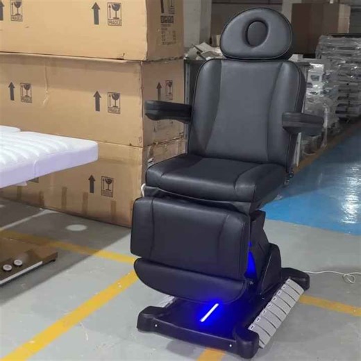 Salon Spa Massage Table Adjustable Physiotherapy Treatment Facial Chair Curved Electrical Cosmetic Beauty Bed With 4 Motors