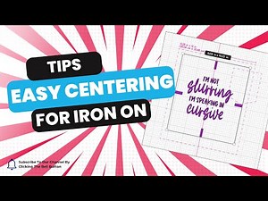 Never Misplace an Iron-On Again! This Cricut Centering Hack Will Blow Your Mind 😲