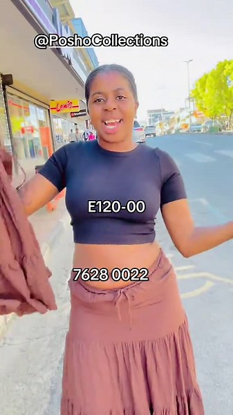 Posho Collections maxi skirts — liswankhosi style E120-00