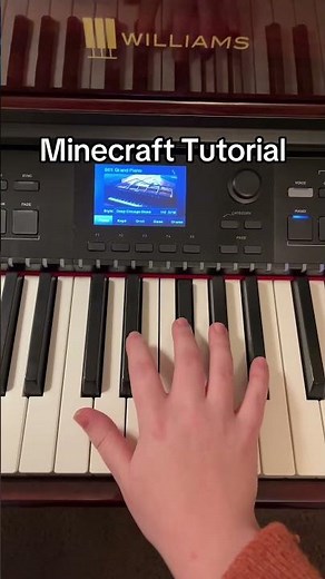 Minecraft Easy Piano Tutorial #piano #minecraft #pianotutorial