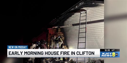 Firefighters extinguish garage fire at Clifton home