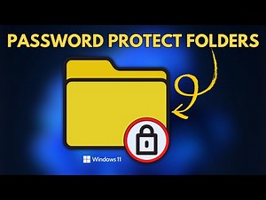 How to Lock a Folder in Windows 11 Without Software | Easy & Secure Method (2025)