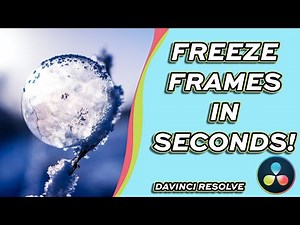 How to Freeze a Frame in DaVinci Resolve 20