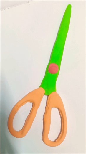 Make a scissors ✂️ from clay craft ideas 💡#sp craft and painting channel ✨💡