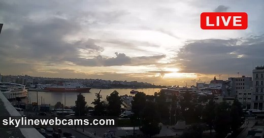 【LIVE】 Webcam Port of Piraeus | SkylineWebcams
