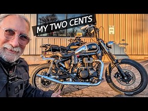 Custom RE Meteor 350 - TWO CENTS - Baxter Custom Works - Wahoo!