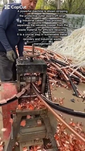 Industrial Cable Stripping and Recycling