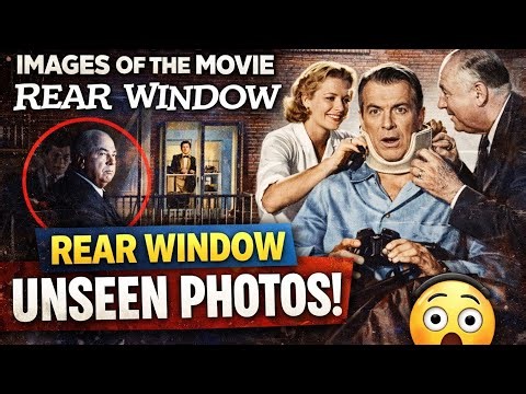 Rear Window (1954) – Rare & Unseen Behind The Scenes Photos You’ve Never Seen! 😱