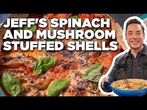 Jeff Mauro's Spinach and Mushroom Stuffed Shells | The Kitchen | Food Network