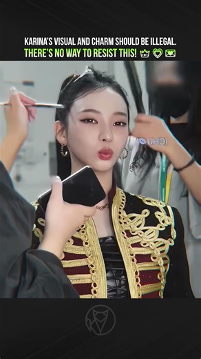 Karina’s visual & charm should be illegal. There’s no way to resist this! 👑💗💌 | aespa æspa