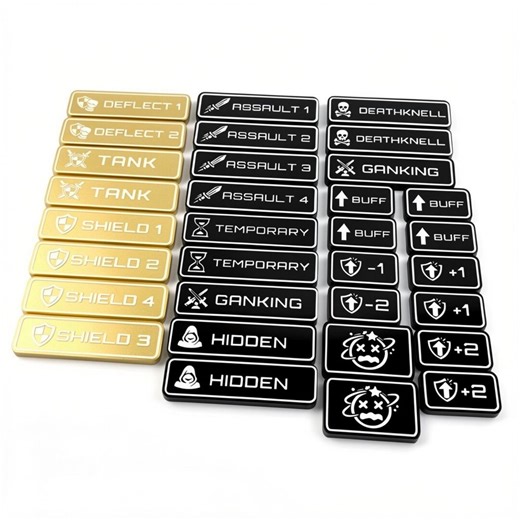 Riftbound Token Set | 32pc Acrylic Counters & Status Markers - Etsy