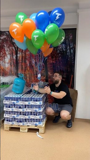 Hány db lufi kell egy Tutti Juice üdítőital felemeléséhez? 🎈